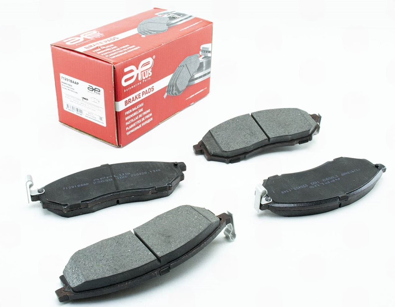 колод.торм. пер. Nissan Qashqai (07-13), Renault Koleos I  (APLUS)