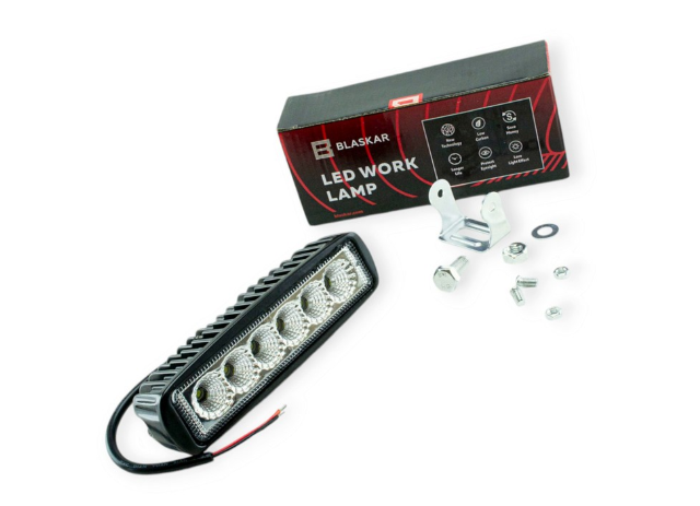 фара дополнительная LED  прямоуг. 155х45х50 (Д/В/Ш) 18W ближний