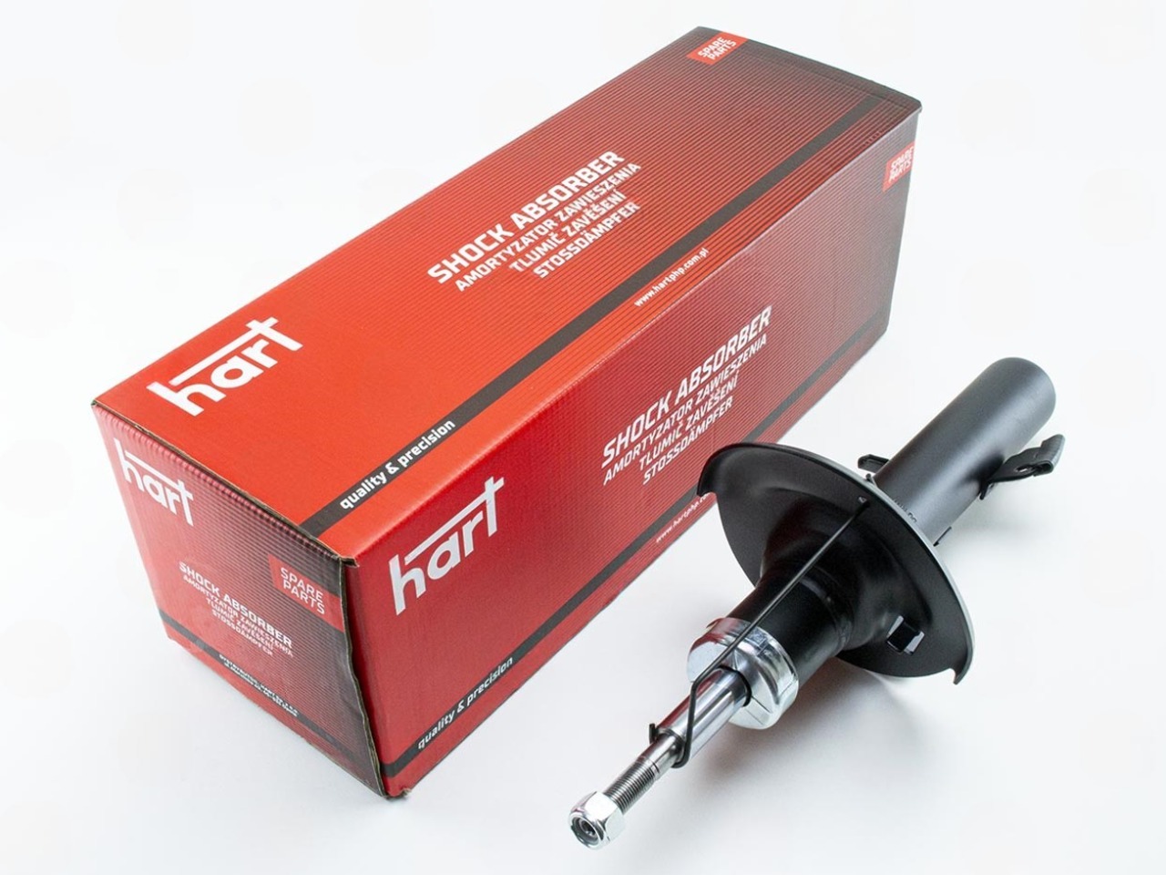 амортизатор пер. Peugeot 207 1,6i 07-> правый R  (HART)