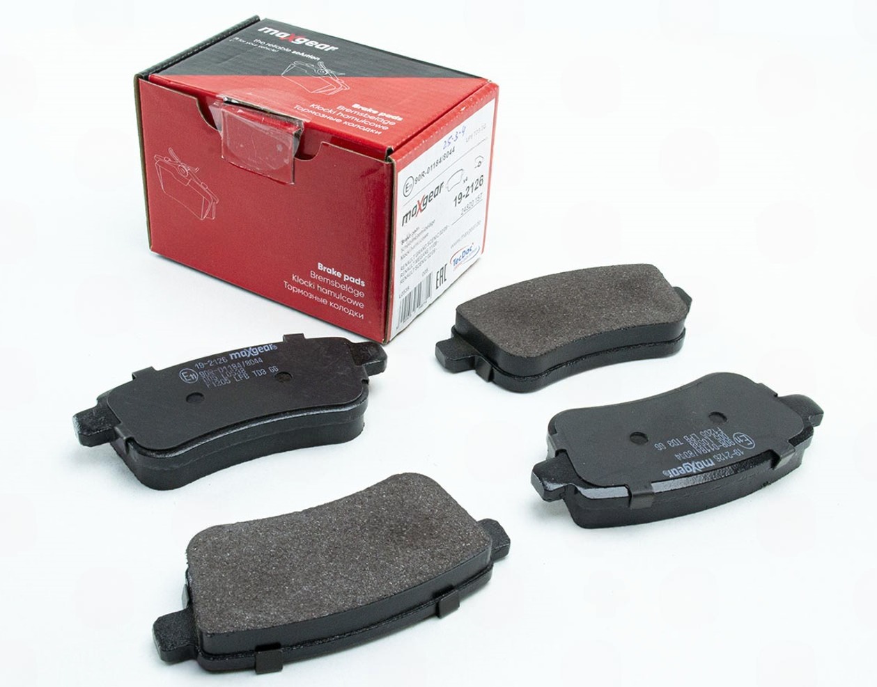 колод.торм. зад. Renault Megane III, Scenic III 08->  (MAXGEAR)