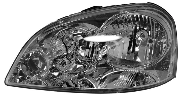 фара Lacetti sedan лев. с коректором