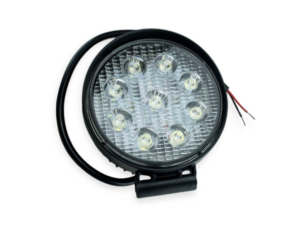 фара дополнительная LED  круглая 110x128 (Дм/Ш) 27W узкий луч (усилен) DK B2-27W-A SL - зображення 1