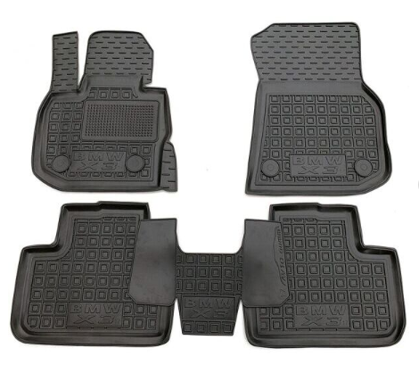 коврики салона BMW X3 G01 2017-> борт 2,5см, с перемычкой