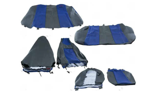 чехлы салона ВАЗ 2106, 2103 "пилот" серые  комбинированные 169952 - зображення 2