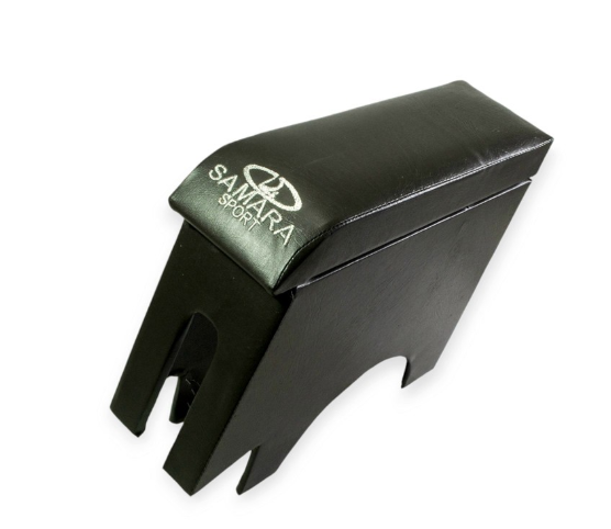 подлокотник ВАЗ 2108-09  черный  с вышивкой maxi (кожзам)