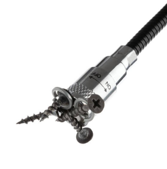 захват деталей (извлекатель) с магнитом гибкий (андрюшка) 565мм с LED подсветкой, 2,25кг Intertool ET-1010 - зображення 3