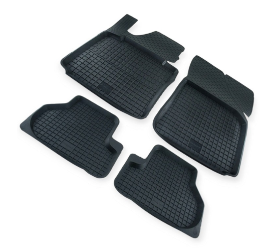 коврики салона VW Passat B6, B7 2005-2014, СС 08->, Tiguan 07->  борт 2,5см, высокий борт, евроклетк