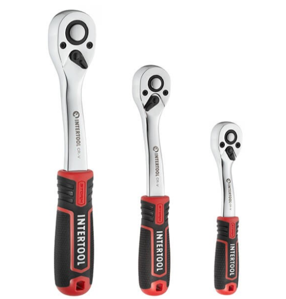набор инструмента 1/2",1/4",3/8"  156 шт  с битами PROFI  Storm ET-8156 - зображення 4