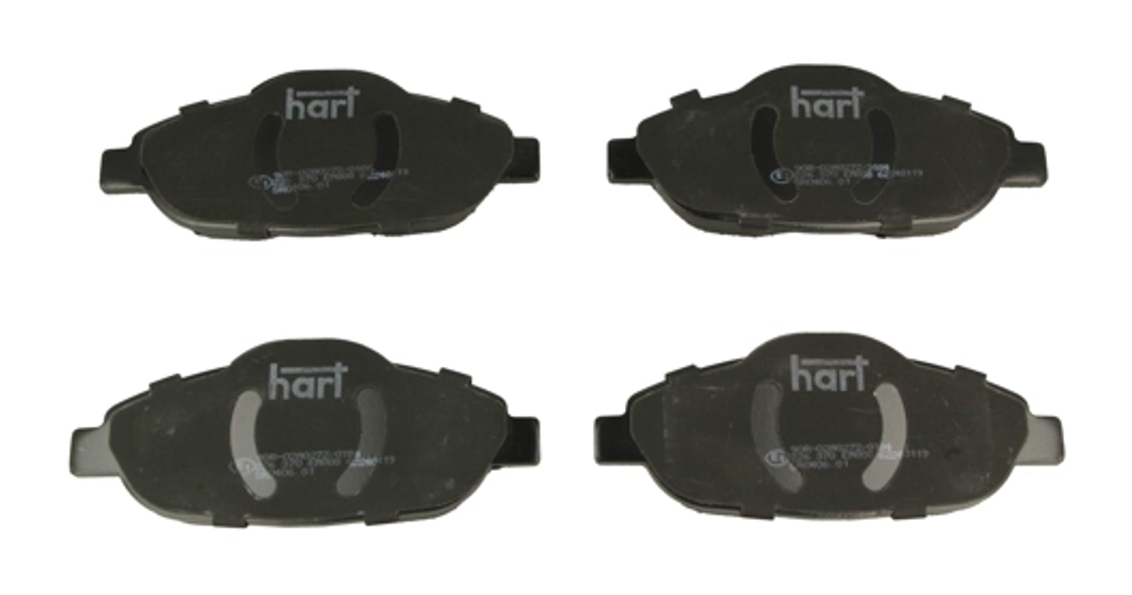 колод.торм. пер. Peugeot 308/CC/SW, 3008 07-> (Bosch)   (HART)