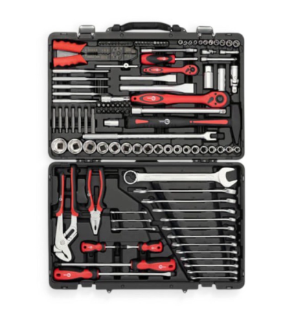 набор инструмента 1/2",1/4",3/8"  126 шт  с битами PROFI  Storm ET-8126 - зображення 6