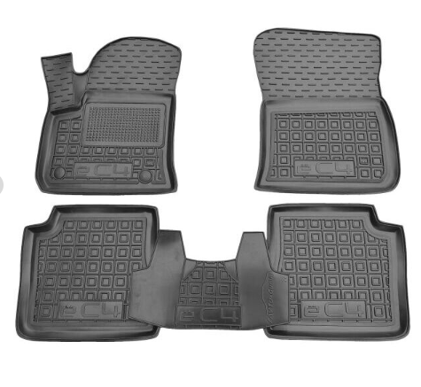 коврики салона Citroen С4ё 2020-> борт 2,5см, с перемычкой