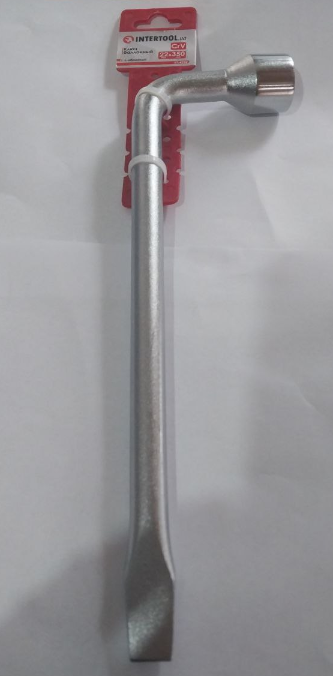 ключ балонный 22мм, длина ручки 350мм Intertool XT-4222 - зображення 2