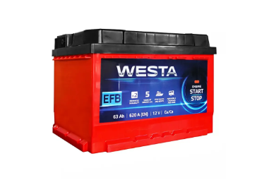 Аккумулятор   Westa  63Ач 620A EFB (Start-Stop) (L2) (1)
