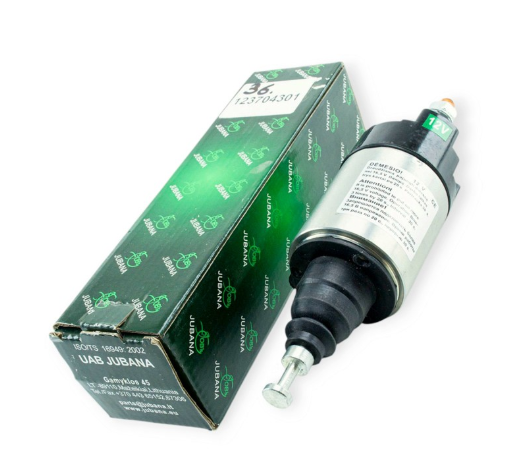 реле втяг. МТЗ 12В (редукт.) на усил. стартер 4,2 кВт (Jubana)