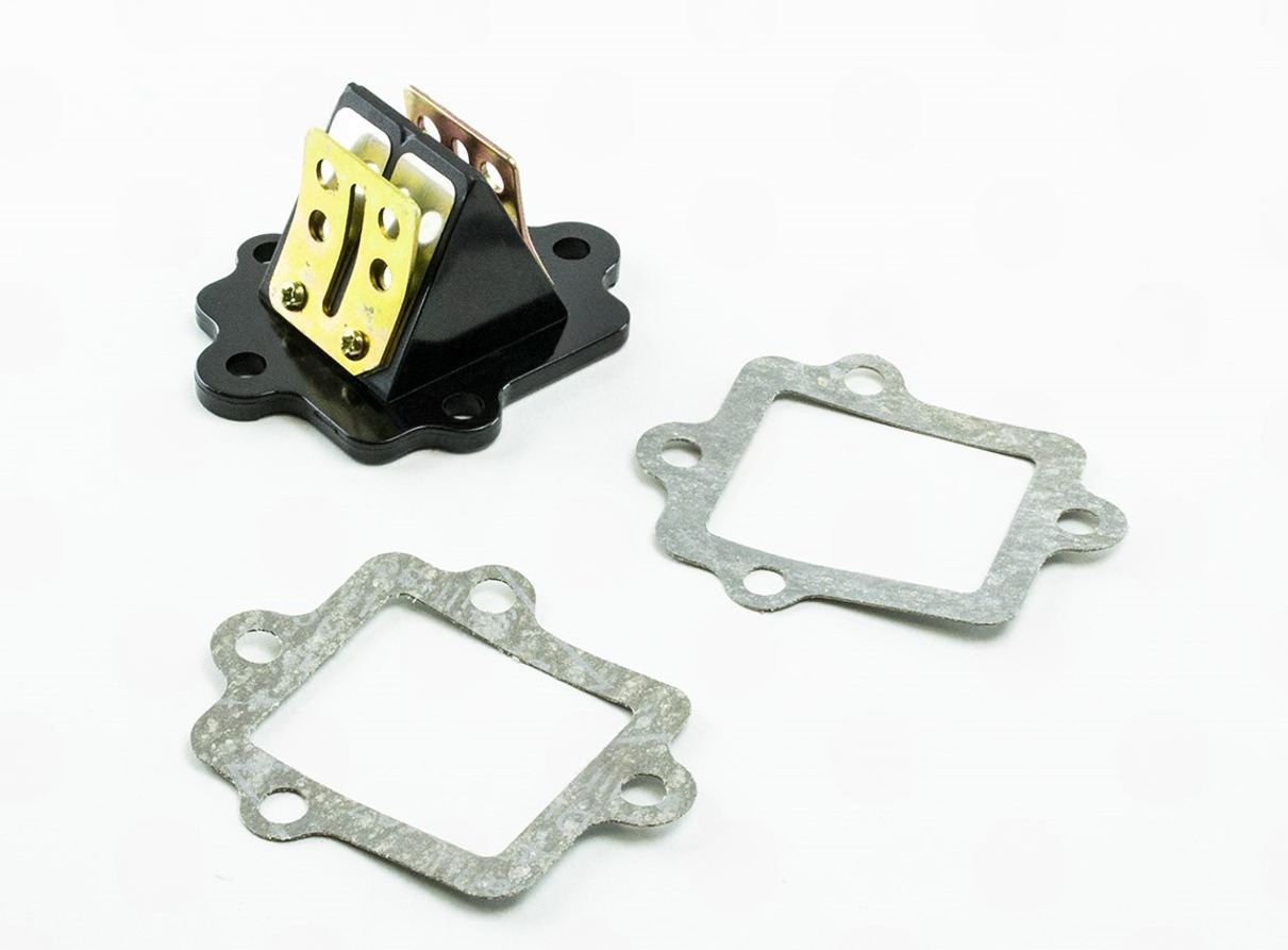 клапан лепестковый SUZUKI LETS-50 + прокладки LIPAI