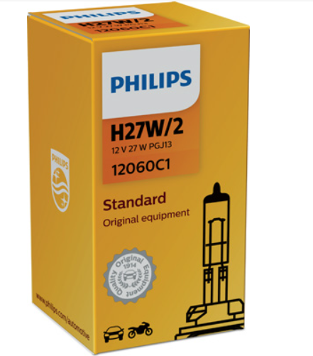 лампа H27/2 12V 27W  PHILIPS