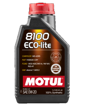 масло Motul 0W-20 8100 Eco-Lite (1л)