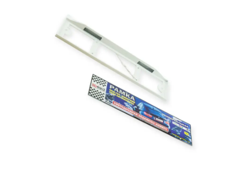 рамка под номер  с подсветкой  белая LED (диодная)