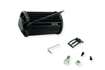 фара дополнительная LED  прямоуг. 130х75х60 (Д/В/Ш) 54W ближний 3030 M - 54W / F - зображення 2