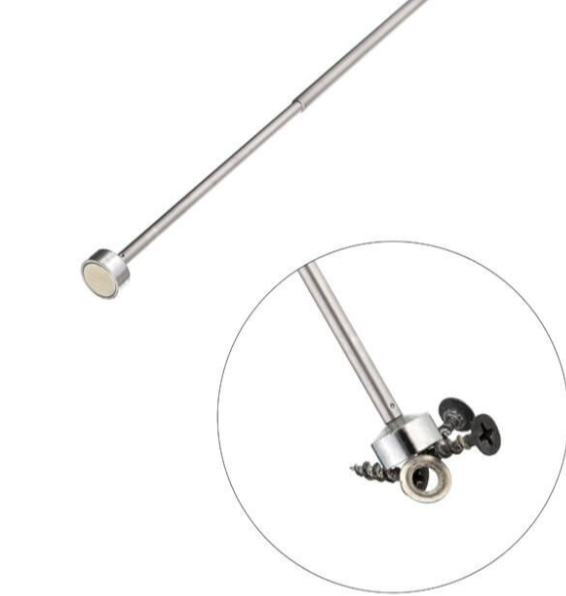 захват деталей (извлекатель) с магнитом телескоп 130-640мм 2,25кг Intertool ET-1006 - зображення 3