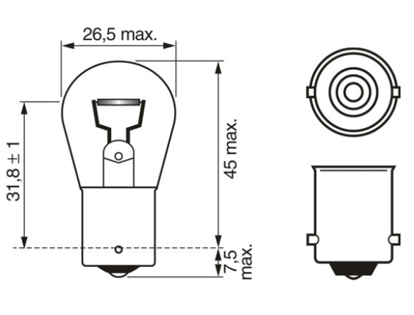 Автомобiльна лампа 1 987 302 701 - зображення 2