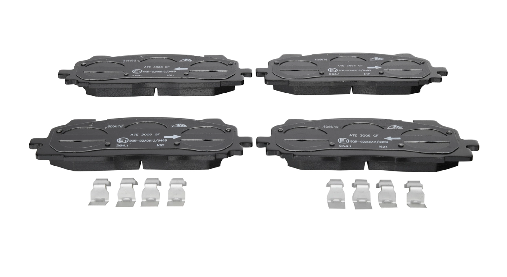 колод.торм. пер. Audi Q7 15->  (ATE)