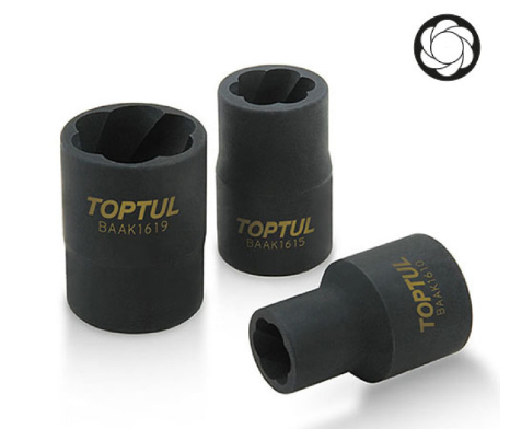 Головка для пошкоджених гайок 1/2" 19мм