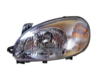 фара Lanos  (электро-кор.) черный корпус левая