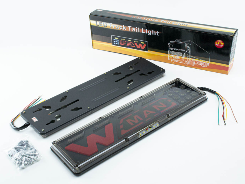 фонарь задн.грузовой, прицепы LED 46см MAN 12-24V