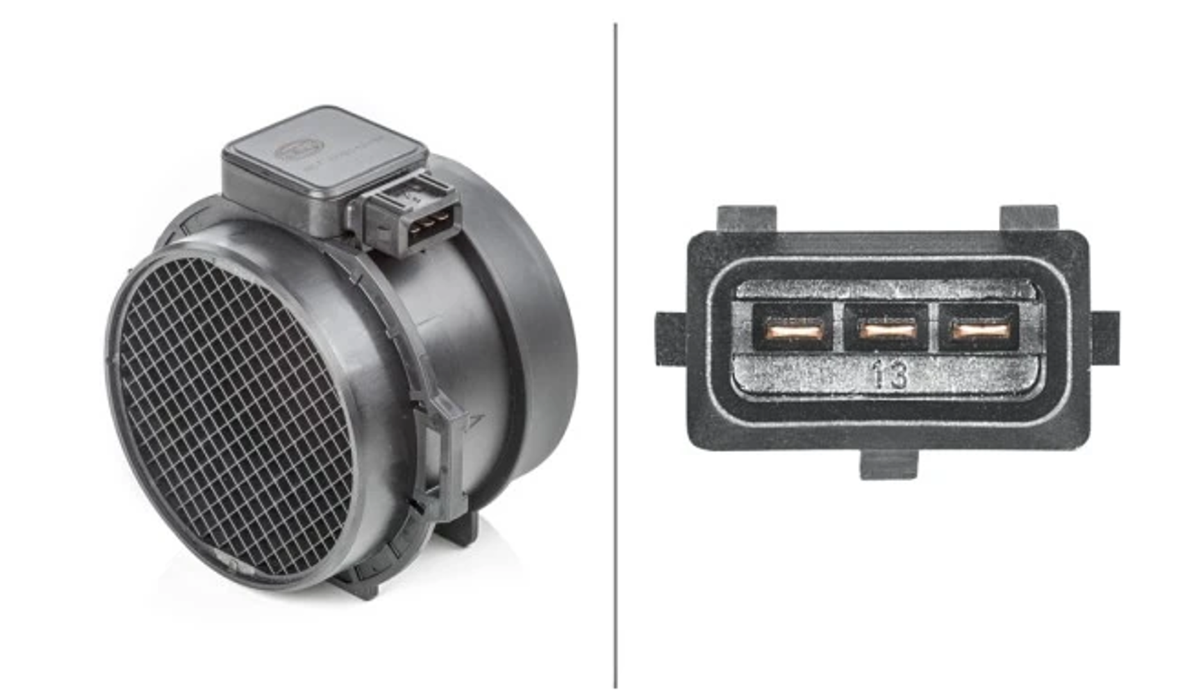 расходомер воздуха BMW 3 (E46), 5 (E39) 3.0i (00-06)  (HELLA)
