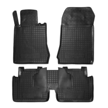 коврики салона Mercedes W210 1995-2002  борт 2,5см, с перемычкой