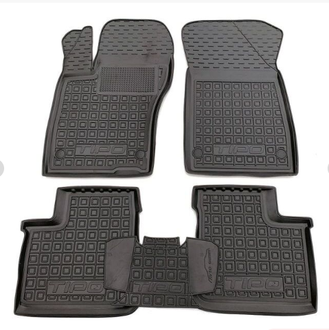 коврики салона Fiat Tipo 2015-> II седан MID/POP борт 2,5см, с перемычкой