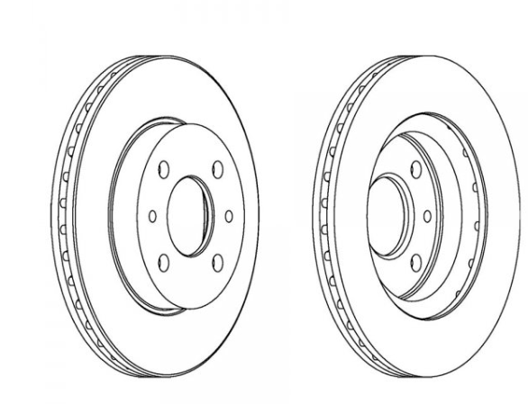 диск тормозной 2110 d13 (Ferodo)