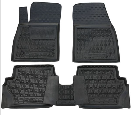 коврики салона Ford Fiesta VII 2017-2023 борт 2,5см, с перемычкой