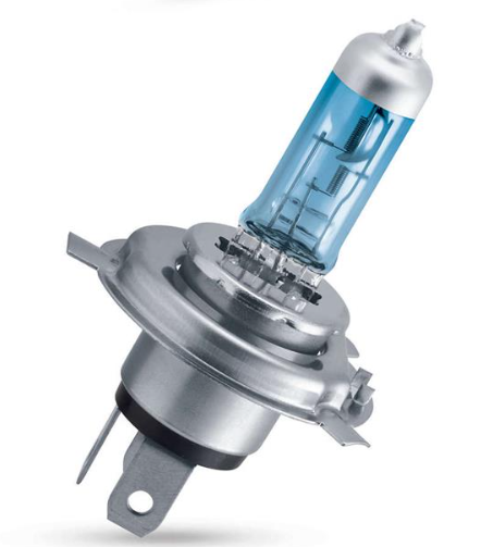 лампа H4 12V 60/55 (43) PHILIPS White Vision Ultra +60% 4200K (2шт) 12342WVUSM - зображення 2