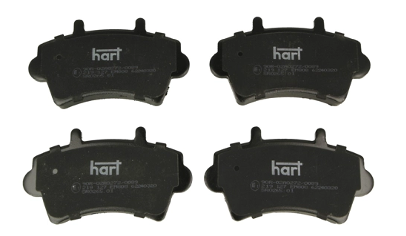 колод.торм. пер. Renault Master (98-10) R16  (HART)