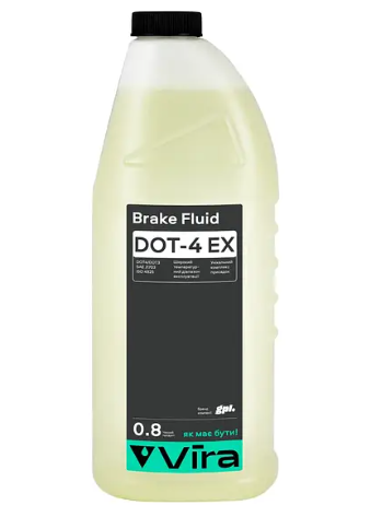 жидкость торм. 0.8л  "DOT-4"  Vira EX