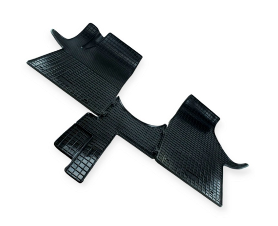 коврики салона VW T5 2003-2015 (1+2)  борт 1см, евроклетка (3шт) Харьков
