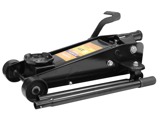 домкрат гидравл. подкатной 3,5Т  145-500мм 32кг с педалью  (коробка) Lavita