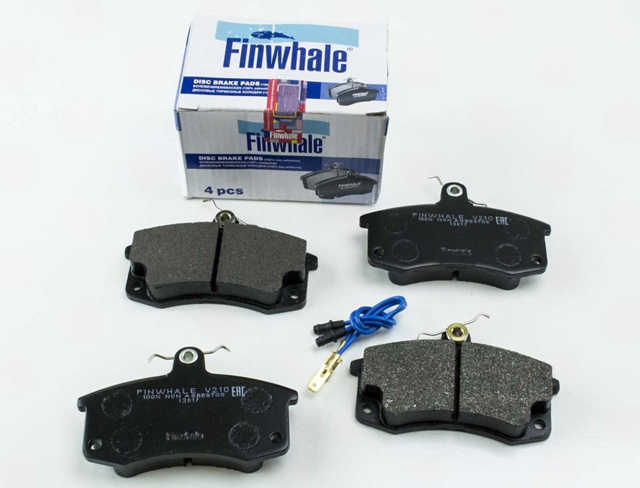 колодки торм.перед. 2110 (Finwhale)  V210 электрон. датчик