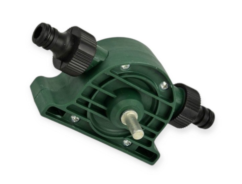 насос для перекачки топлива дрелевой 1000 л/час, 2600 об/мин, 2 разъема 3/4", глубина 1,5м Geko