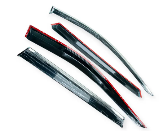 ветровик Toyota RAV 4 IV 2013-2018  (скотч) TopVisor  c хром молдингом