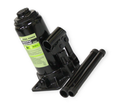 домкрат гидравл.  8Т  200-385мм  (коробка) Steel Power SPR 2208 - зображення 2