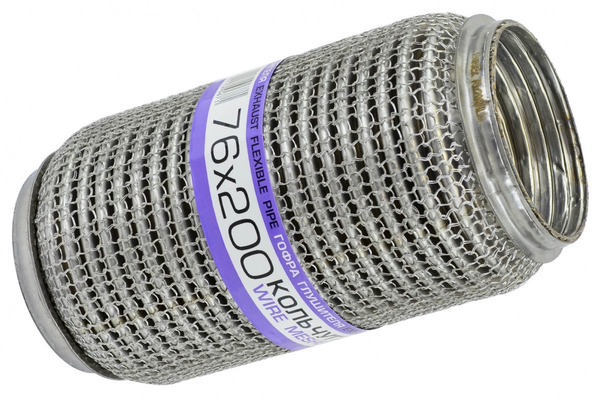 гофра 76х200  3-х слойная (EuroEx) интерлок, кольчуга