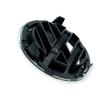 эмблема реш. Volkswagen Passat B6 Ø 15см, пластик, хром 386402 - зображення 2