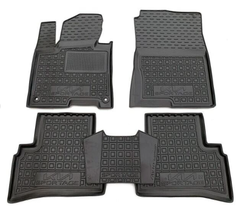 коврики салона Kia Sportage V 2021-> борт 2,5см, с перемычкой
