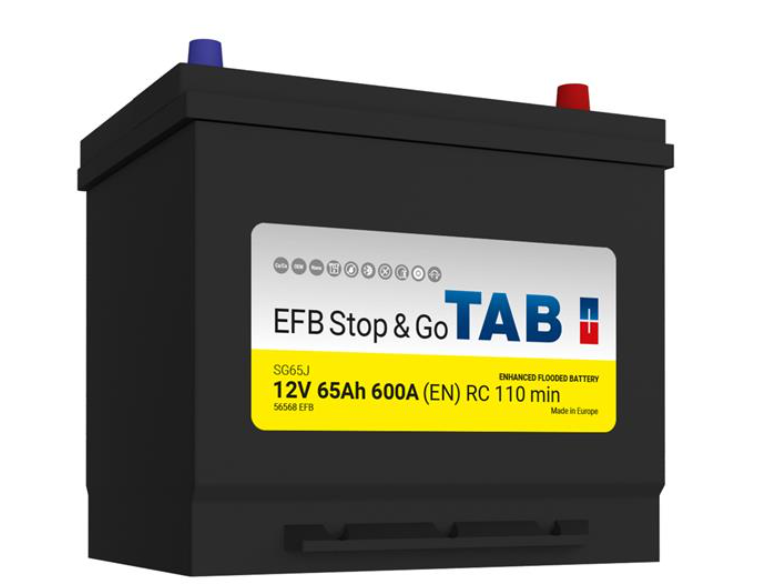 EFB start-stop, 60Ah, 600A EN, 230x173x200, правый "+"