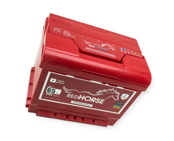 Аккумулятор Red Horse  65Ач 640А professional (L2) (1)