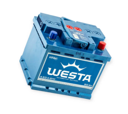 Аккумулятор   Westa  50Ач 420А Standart (L1) (0) Евро прав +