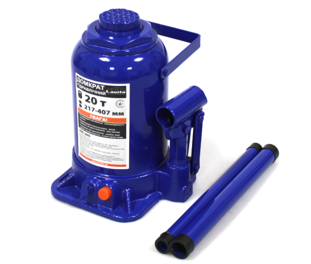 домкрат гидравл. 20Т 217-407мм  (коробка) Lavita